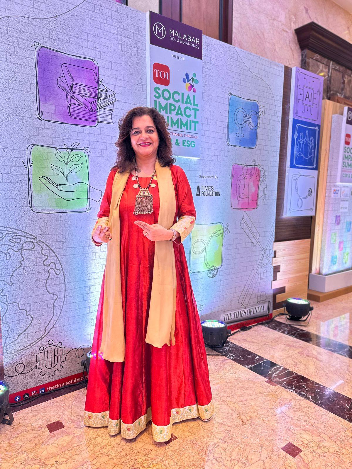 Times of India social impact summit.