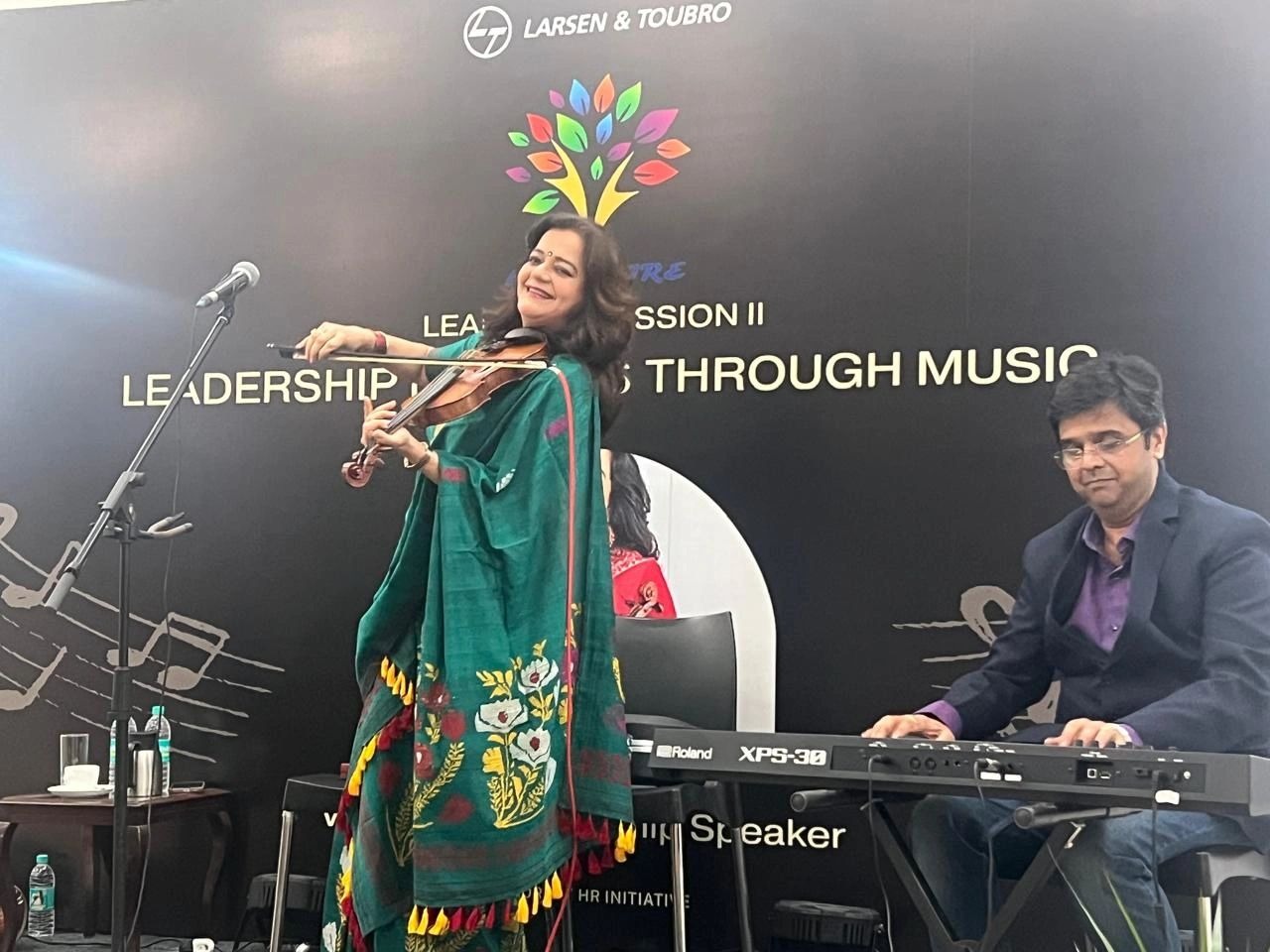 “Leadership lessons through music” for women leaders at the Leadership Development Academy in Lonavla Larsen & Toubro